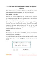 Cách tính chuẩn xác lượng nước cần uống mỗi ngày theo cân nặng