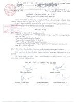 Nghị quyết Hội đồng Quản trị ngày 29-3-2011 - Công ty Cổ phần Xuất nhập khẩu Thủy sản Bến Tre