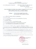 Nghị quyết Hội đồng Quản trị - Công ty Cổ phần Thủy sản Mekong