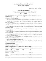 Mẫu hợp đồng kinh tế khảo sát địa hình, địa chất và thiết kế công trình