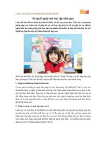 Bí quyết giúp con học tập hiệu quả