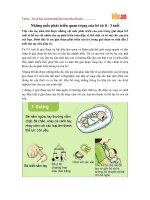 Những mốc phát triển quan trọng của bé từ 0 - 3 tuổi