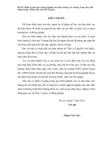 Đề tài Quản lý giáo dục hướng nghiệp của hiệu trưởng các trường Trung học phổ thông huyện Thanh Hà, tỉnh Hải Dương