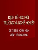 Dịch tễ học môi trường và bệnh nghề nghiệp