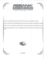 Báo cáo tài chính hợp nhất quý 3 năm 2014 - Ngân hàng Thương mại cổ phần An Bình