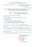 Báo cáo tài chính quý 1 năm 2015 - Công ty Cổ phần Thủy sản Mekong