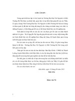 Đánh giá hiệu quả sử dụng đất nông nghiệp tại xã Thanh Luông, huyện Điện Biên, tỉnh Điện Biên