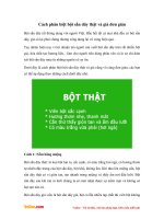 Cách phân biệt bột sắn dây thật và giả đơn giản