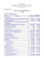 Báo cáo tài chính quý 3 năm 2009 - Ngân hàng Thương mại Cổ phần Á Châu