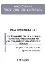 PHÂN TÍCH MẠNG XÃ HỘI THEO CHỦ ĐỀ VÀ ỨNG DỤNG VÀO CÔNG TÁC TƯ VẤN HỌC TẬP CHO SINH VIÊN