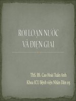 Rối loạn nước và điện giải