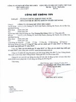 Báo cáo tài chính công ty mẹ quý 4 năm 2014 - Công ty cổ phần Bê tông Becamex