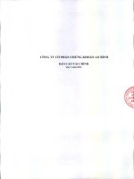 Báo cáo tài chính quý 2 năm 2014 - Công ty cổ phần Chứng khoán An Bình