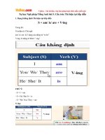 Tự học Ngữ pháp Tiếng Anh bài 5: Cấu trúc Thì hiện tại tiếp diễn