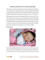 Mách mẹ cách chăm sóc trẻ sơ sinh vào mùa đông