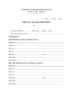 Mẫu gia hạn hợp đồng