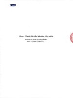 Báo cáo tài chính năm 2014 (đã kiểm toán) - Công ty Cổ phần Bảo hiểm Ngân hàng Nông nghiệp