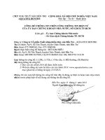 Báo cáo tài chính năm 2014 (đã kiểm toán) - Công ty Cổ phần Xuất nhập khẩu Thủy sản Bến Tre