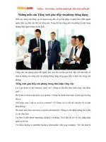 Những mẫu câu Tiếng Anh giao tiếp văn phòng thông dụng