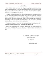 ĐỒ án CHI TIẾT MÁY