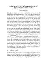 Phương pháp nền móng hợp lý cho sự bền vững của công trình