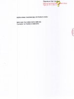 Báo cáo tài chính công ty mẹ quý 3 năm 2013 - Ngân hàng Thương mại Cổ phần Á Châu