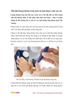 Những dấu hiệu chứng tỏ lượng đường trong máu cực cao