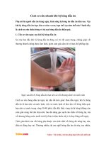 Cách sơ cứu nhanh khi bị bỏng dầu ăn