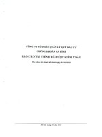 Báo cáo tài chính năm 2010 (đã kiểm toán) - Công ty cổ phần Quản lý quỹ đầu tư Chứng khoán An Bình