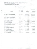 Báo cáo tài chính công ty mẹ quý 4 năm 2011 - Công ty cổ phần Xuất nhập khẩu Thủy sản Cửu Long An Giang