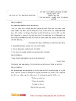 Đề thi tuyển sinh vào lớp 10 THPT môn Ngữ văn Sở GD&ĐT Đắk Lắk năm 2016 - 2017