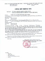 Báo cáo tài chính công ty mẹ quý 2 năm 2014 (đã soát xét) - Công ty cổ phần Bê tông Becamex