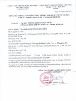 Báo cáo thường niên năm 2015 - Công ty cổ phần Bê tông Becamex