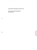 Báo cáo tài chính công ty mẹ quý 1 năm 2016 - Ngân hàng Thương mại Cổ phần Á Châu
