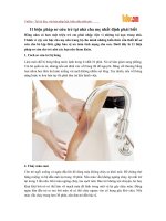 11 biện pháp sơ cứu trẻ tại nhà cha mẹ nhất định phải biết