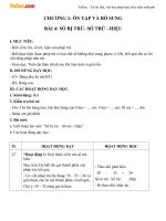 Giáo án Toán 2 chương 1 bài 4: Số bị trừ - số trừ - hiệu