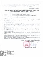 Báo cáo tài chính hợp nhất quý 4 năm 2015 - Công ty cổ phần Bê tông Becamex