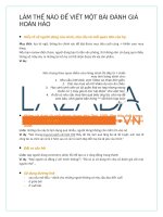 Cách viết bài review , bài quảng cáo trên wordpress hiệu quả