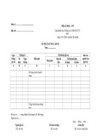 Mẫu số S03a3-DN: Sổ nhật ký mua hàng