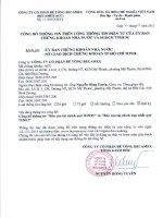 Báo cáo tài chính hợp nhất quý 2 năm 2015 - Công ty cổ phần Bê tông Becamex