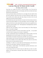 Luyện đọc Tiếng Anh: The Monkey and the Crocodile