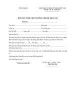 Đơn xin nghỉ thai sản mới nhất 2016