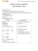 Giáo án Toán 2 chương 1 bài 2: Số hạng - Tổng