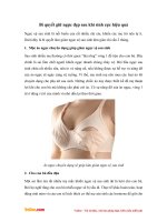 Bí quyết giữ ngực đẹp sau khi sinh cực hiệu quả