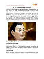 11 dấu hiệu nhận biết người nói dối