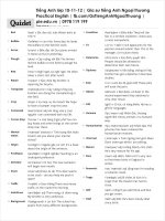 Bộ 1000 từ vựng tiếng anh THPT ( Luyện thi THPT quốc gia môn tiếng anh )