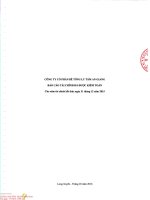 Báo cáo tài chính năm 2015 (đã kiểm toán) - Công ty Cổ phần Bê tông ly tâm An Giang