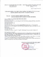 Báo cáo tài chính hợp nhất quý 2 năm 2015 (đã soát xét) - Công ty cổ phần Bê tông Becamex