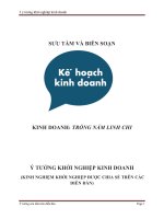 Khởi nghiệp bằng trồng nấm linh chi