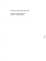 Báo cáo tài chính hợp nhất quý 1 năm 2011 - Ngân hàng Thương mại Cổ phần Á Châu